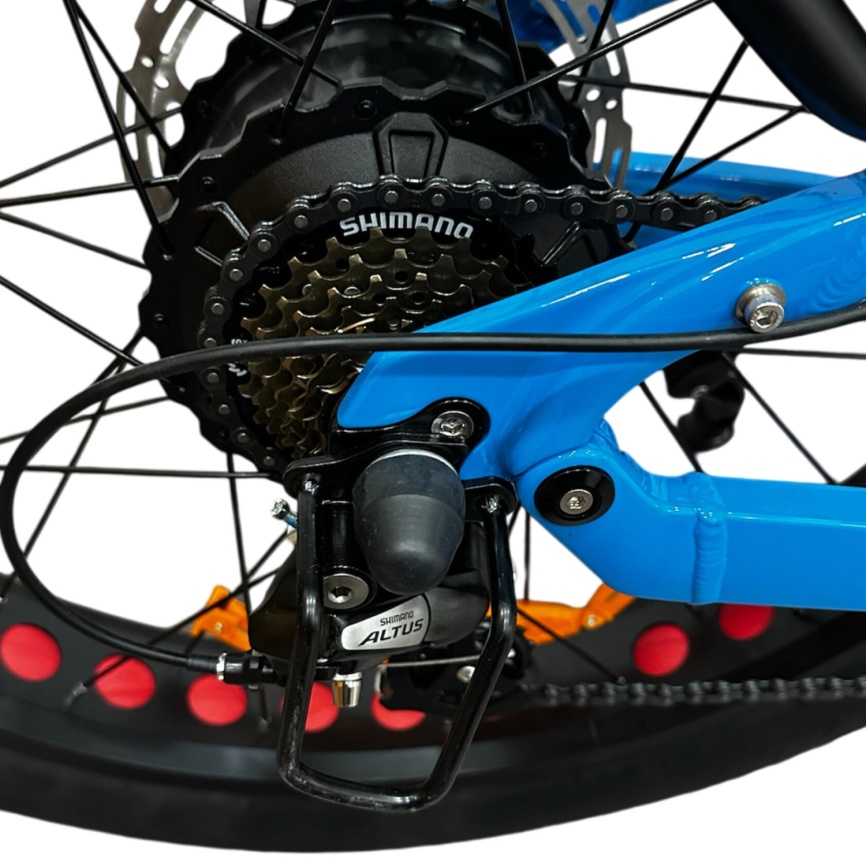 Электровелосипед eDro Forester Синий  фото 13