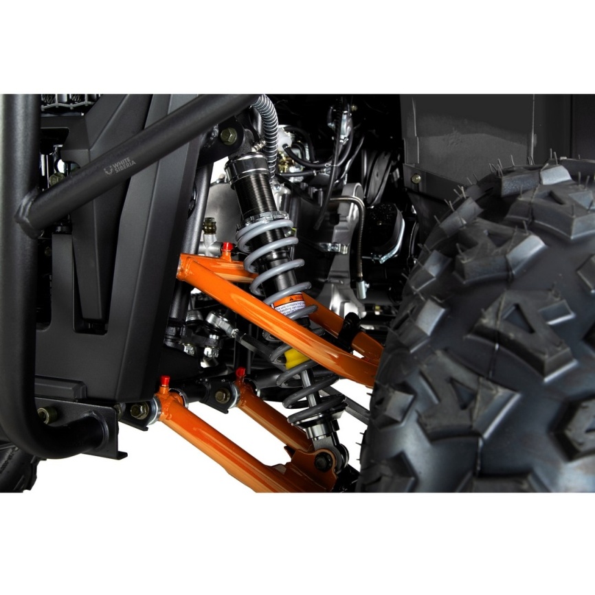 Бензиновый квадроцикл WHITE SIBERIA BARS 200CC PRO (черный) фото 14