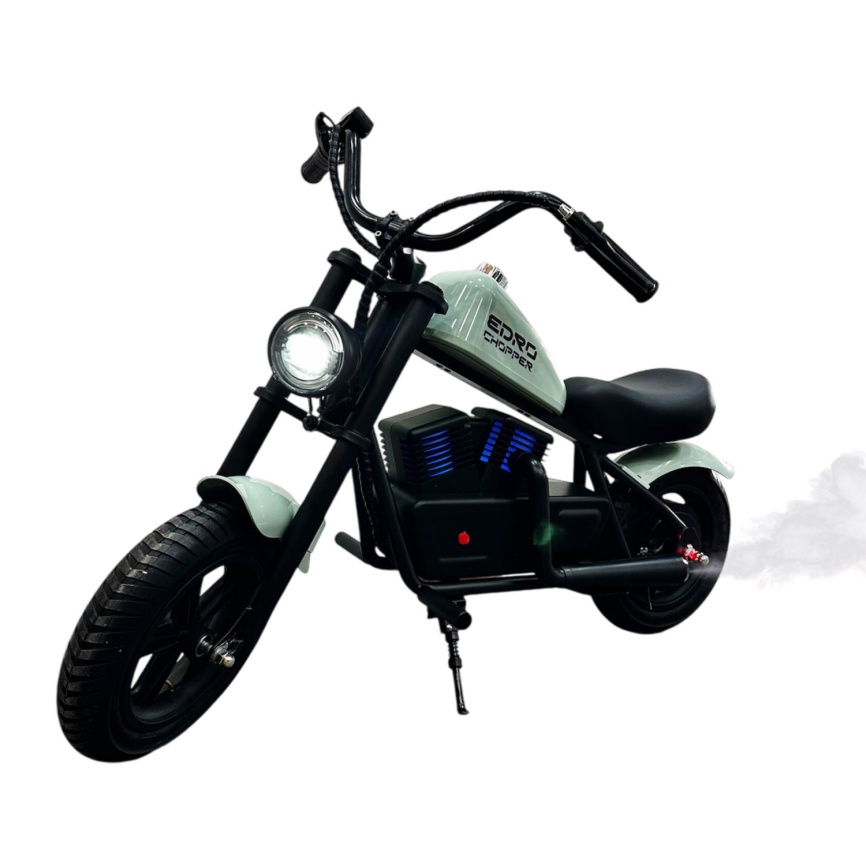Детский электромотоцикл eDro Chopper Тиффани фото 7