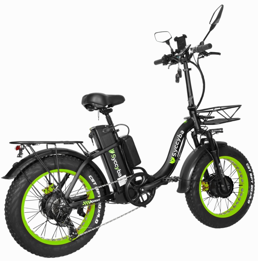 Электровелосипед SYCCYBA H2 DUAL GREEN фото 5