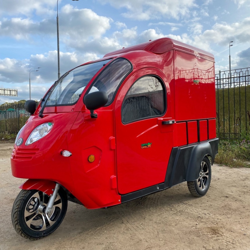 Трицикл грузовой GreenCamel Тендер E1200 (72V 2500W) кабина, BOX, понижающая фото 15