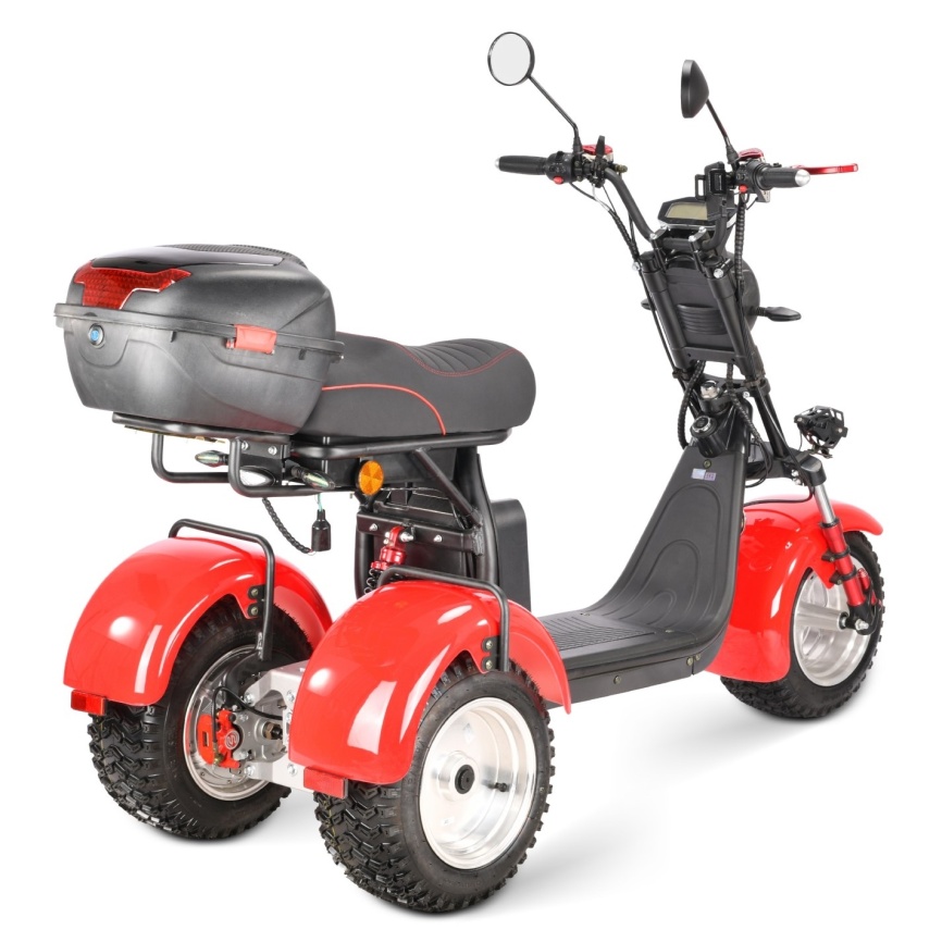 Электротрицикл WHITE SIBERIA IKRA 5000W Red фото 8