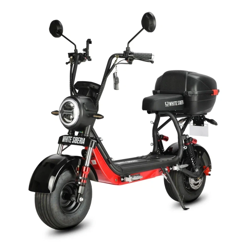 Электроскутер WHITE SIBERIA MINI R 3.0 BLACK 60V фото 2