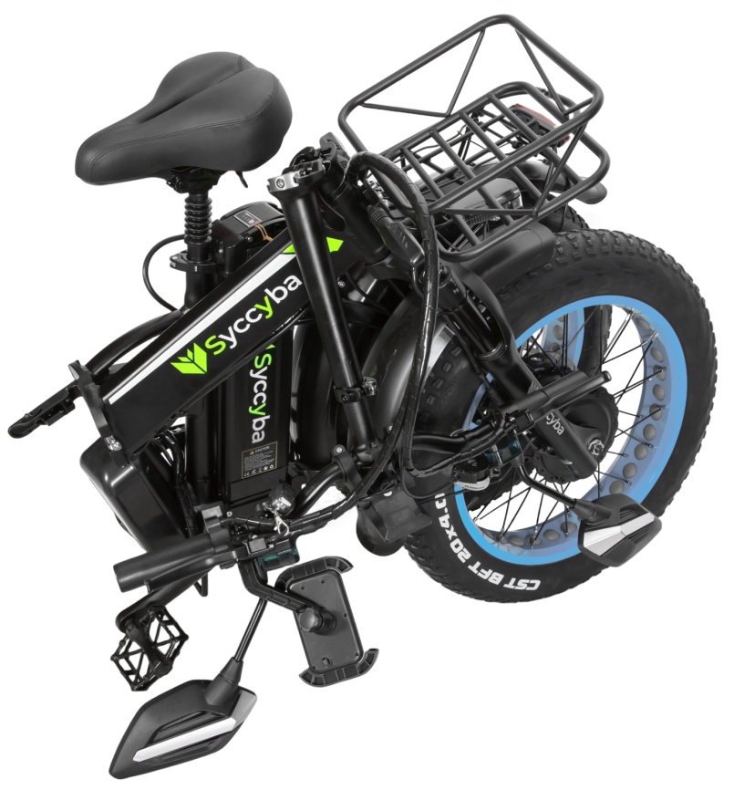 Электровелосипед SYCCYBA H1 DUAL BLUE фото 11