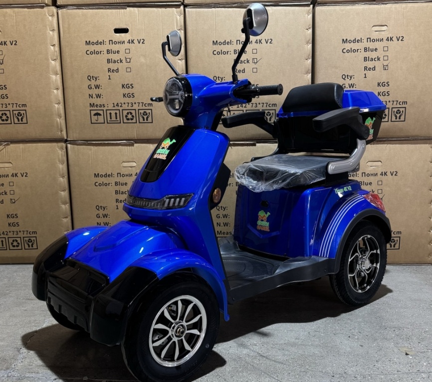 Трайк GreenCamel Пони 4K V2 (60V20Ah 1000W) фото 2