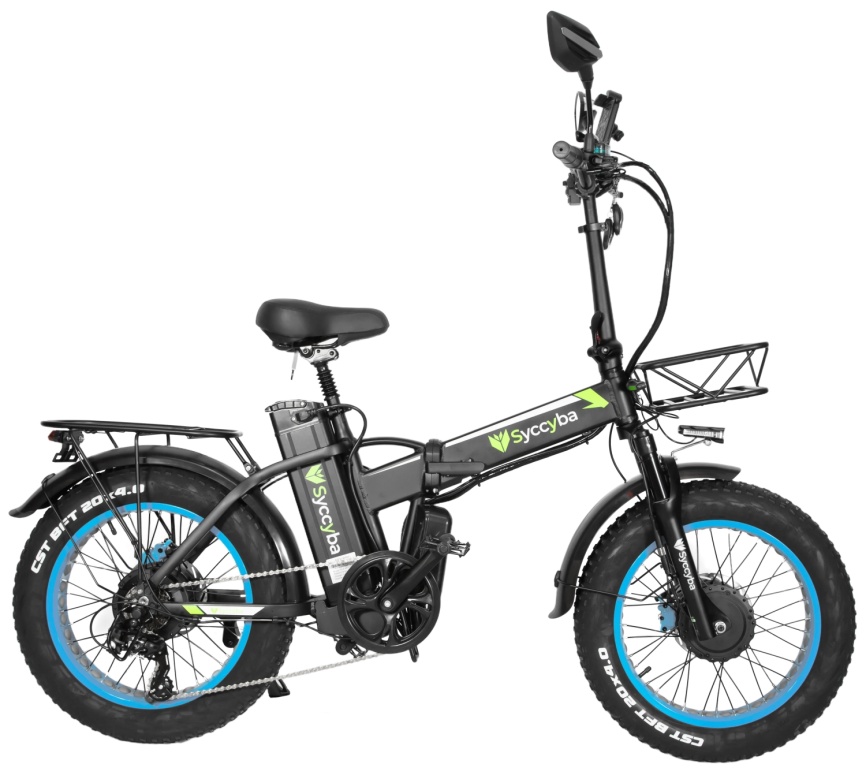Электровелосипед SYCCYBA H1 DUAL BLUE фото 7