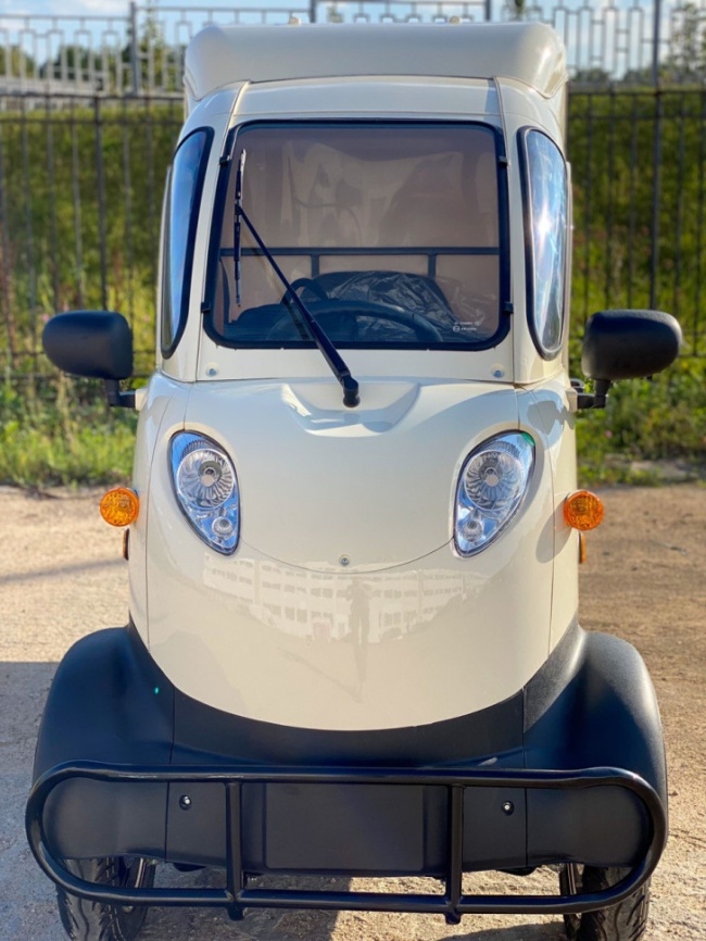 Квадрицикл грузовой GreenCamel Тендер X1200 Квадро (72V 2500W) кабина, BOX, понижающая фото 4