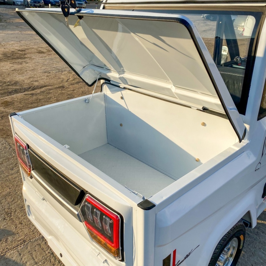 Трицикл GreenCamel Шторм Пикап (60V 1500W) кабина, кузов, понижающая фото 6