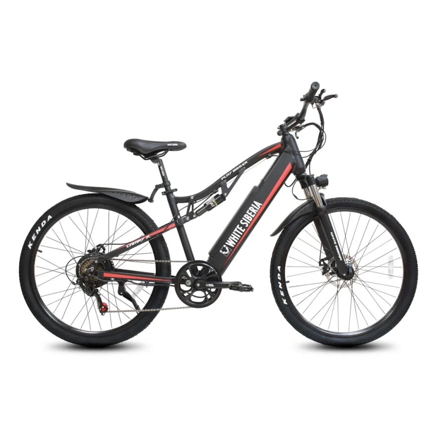 Электровелосипед WHITE SIBERIA CAMRY X Black Edition 500W фото 1