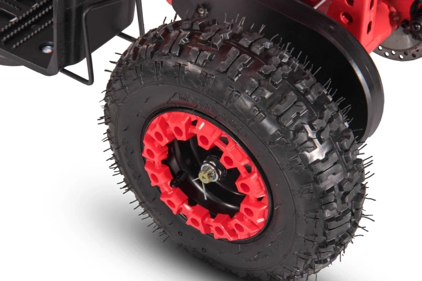 Детский электроквадроцикл WHITE SIBERIA SNEG MINI RED фото 11