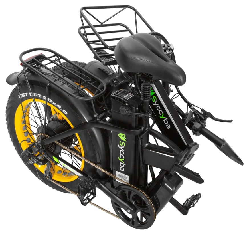 Электровелосипед SYCCYBA H1 DUAL YELLOW фото 10