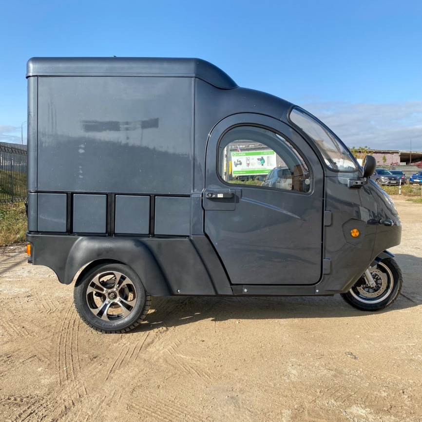 Трицикл грузовой GreenCamel Тендер E1200 (72V 2500W) кабина, BOX, понижающая фото 5