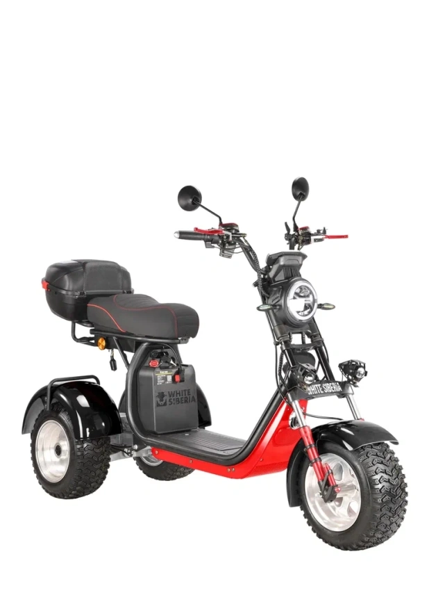 Электроскутер WHITE SIBERIA PRO MAX 3950W BLACK фото 2