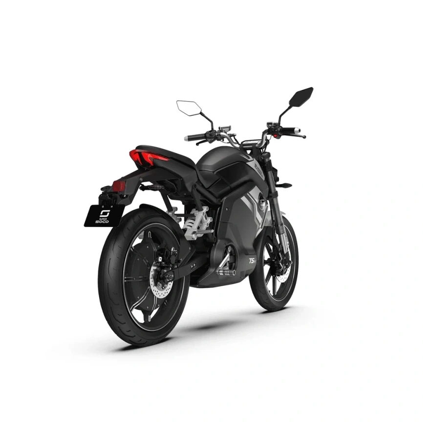 Электромотоцикл WHITE SIBERIA SUPER SOCO TSX (Черный) фото 2