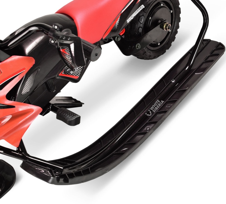 Электроснегокат WHITE SIBERIA BELEK 800W красный фото 7