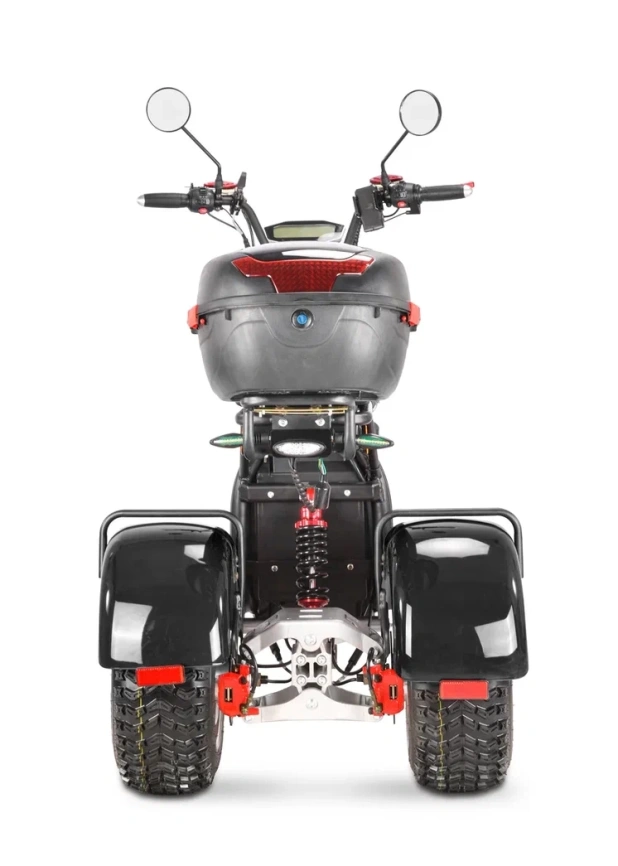 Электроскутер WHITE SIBERIA PRO MAX 3950W BLACK фото 6