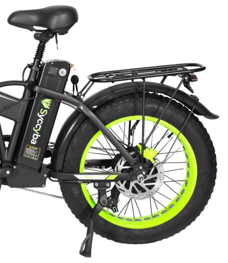 Электровелосипед SYCCYBA H1 GREEN фото 3
