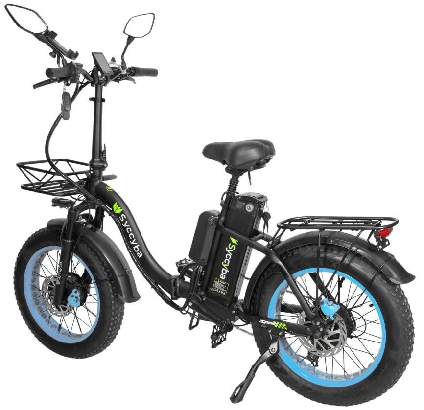 Электровелосипед SYCCYBA H2 DUAL BLUE фото 9