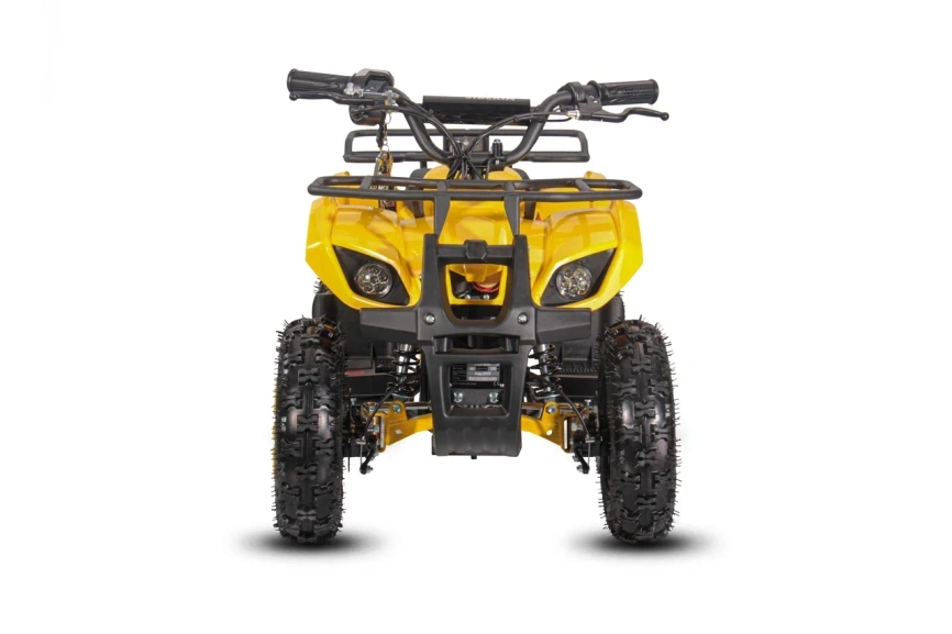 Детский электроквадроцикл WHITE SIBERIA SNEG MINI YELLOW фото 5