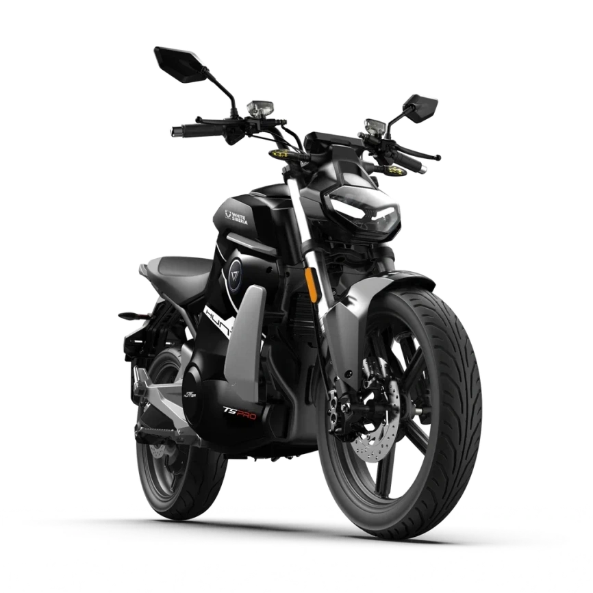 Электромотоцикл WHITE SIBERIA SUPER SOCO STREET HUNTER PRO (Черный) фото 1