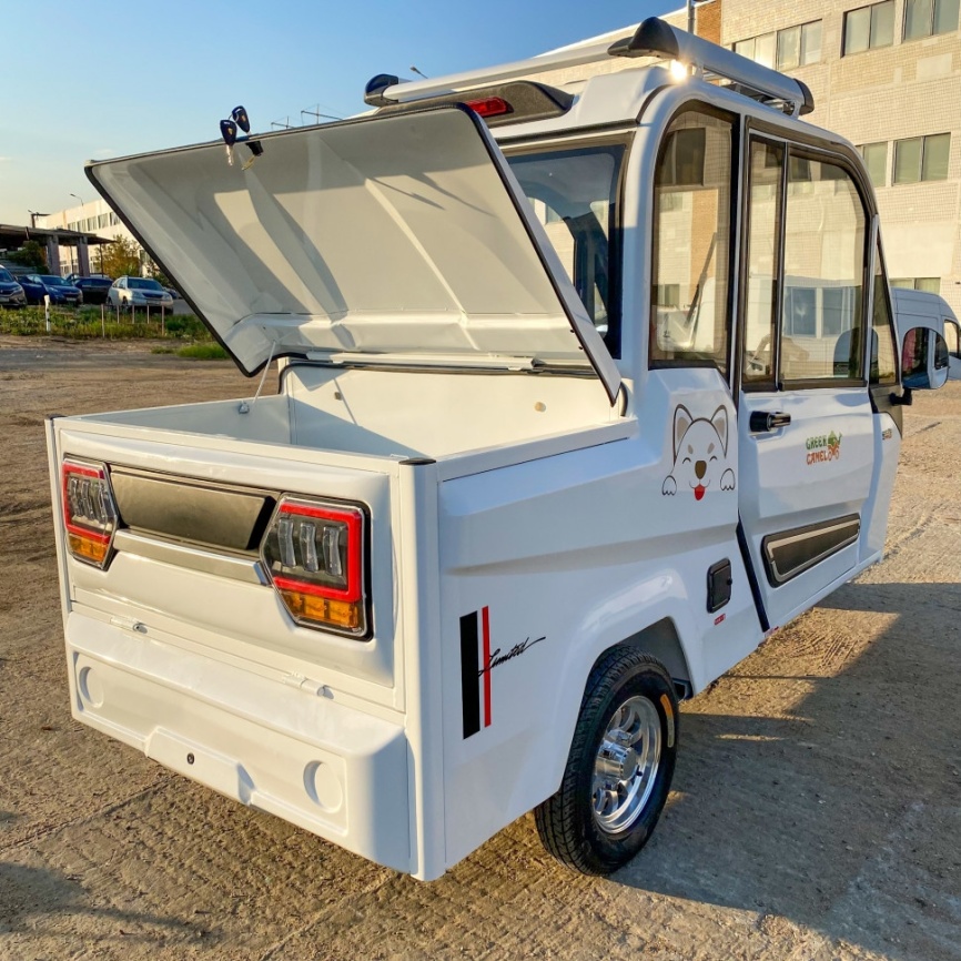 Трицикл GreenCamel Шторм Пикап (60V 1500W) кабина, кузов, понижающая фото 5