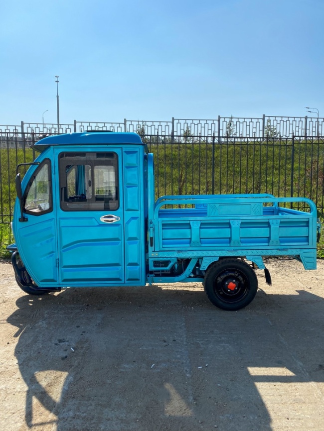 Трицикл грузовой GreenCamel Тендер D1500 (60V 1000W) кабина, понижающая фото 17
