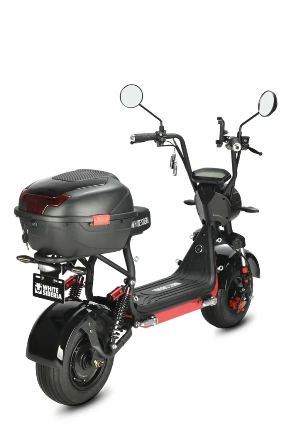 Электроскутер WHITE SIBERIA MINI R 3.0 BLACK 60V фото 20