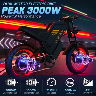 Электровелосипед Coswheel GT20 MAX DUAL фото 3