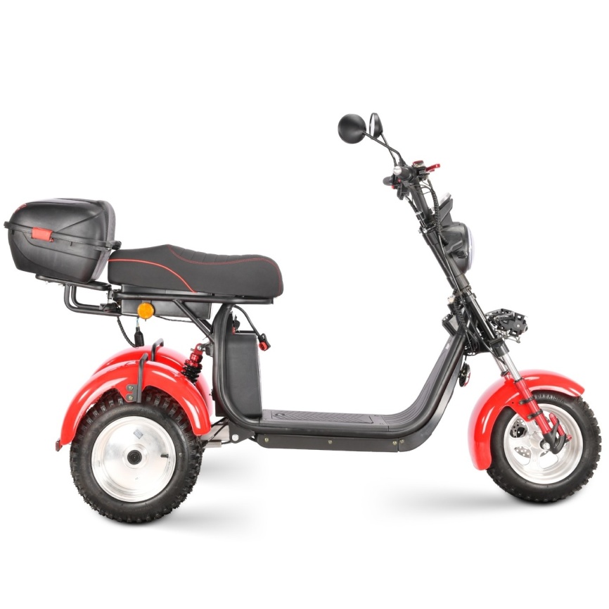 Электротрицикл WHITE SIBERIA IKRA 5000W Red фото 6