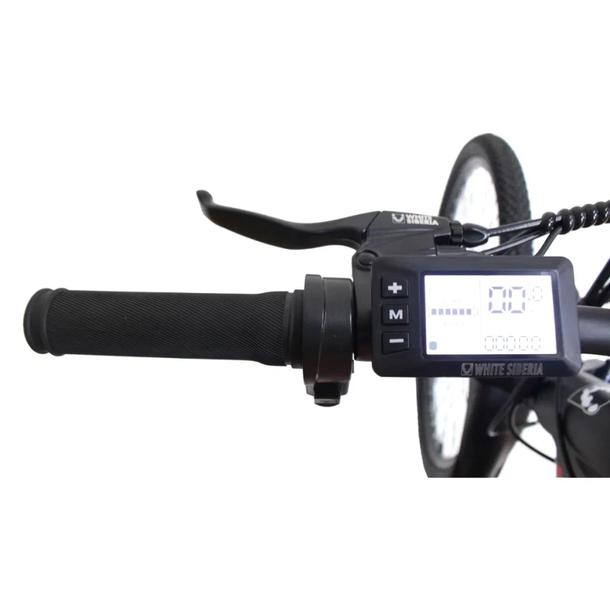 Электровелосипед WHITE SIBERIA CAMRY X Black Edition 500W фото 13