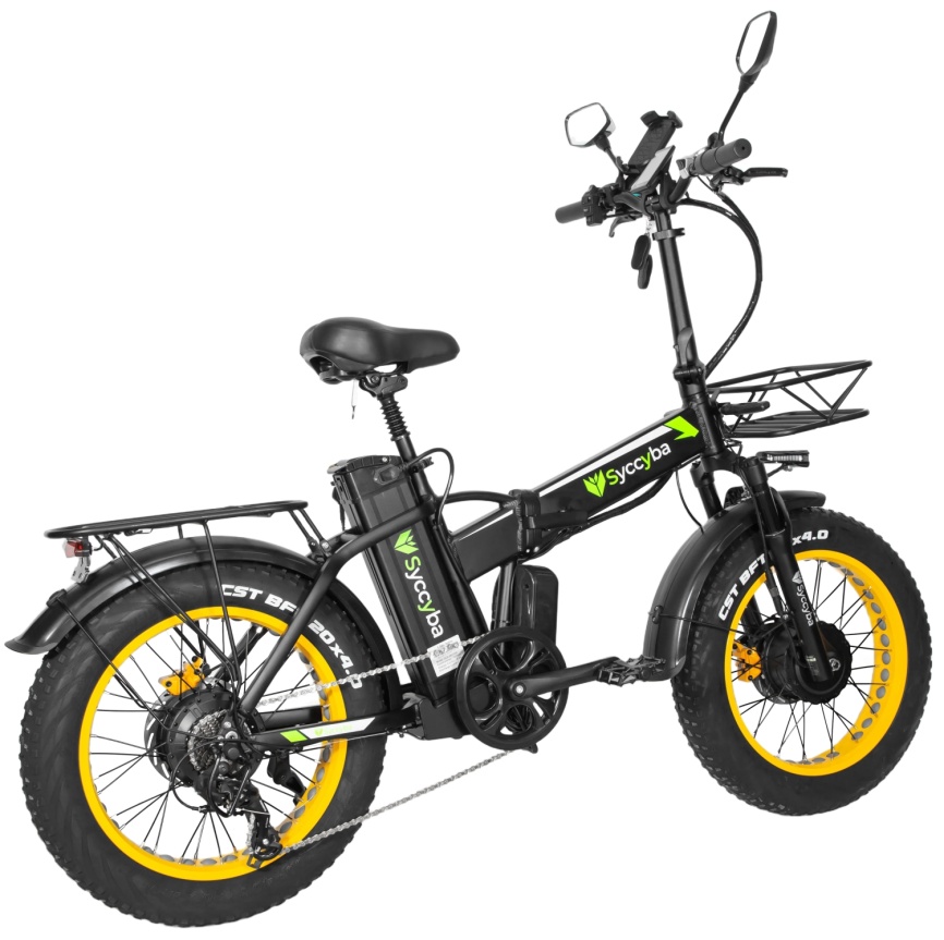 Электровелосипед SYCCYBA H1 DUAL YELLOW фото 6