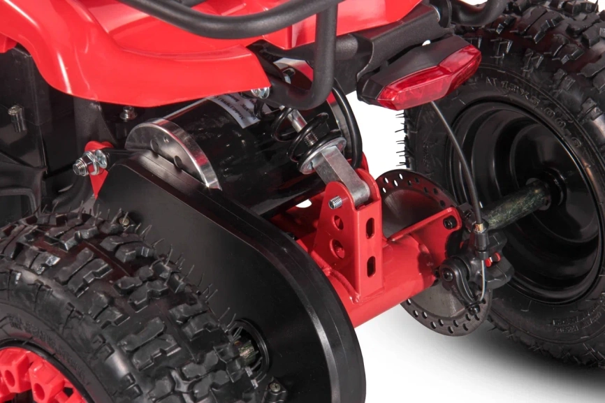 Детский электроквадроцикл WHITE SIBERIA SNEG MINI RED фото 9