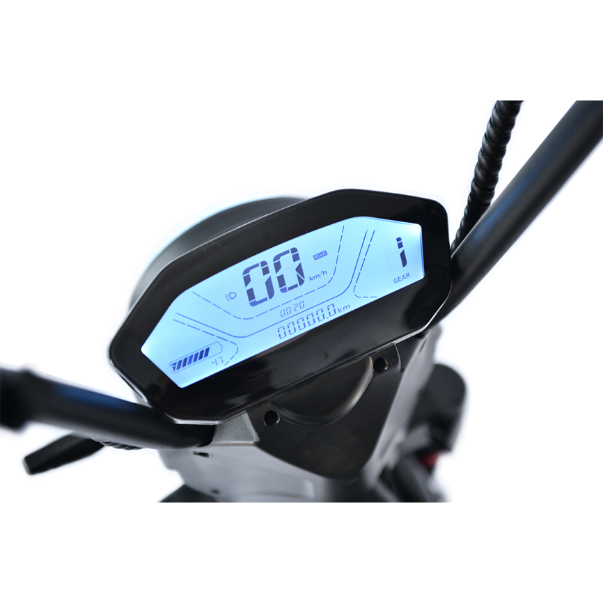 Электротрицикл WHITE SIBERIA TRIKE MINI RED 1500W Шоссейные колёса фото 17