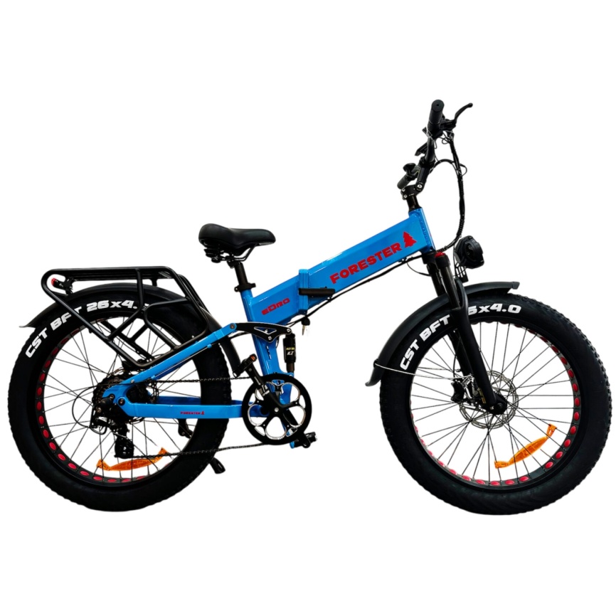 Электровелосипед eDro Forester Синий  фото 3