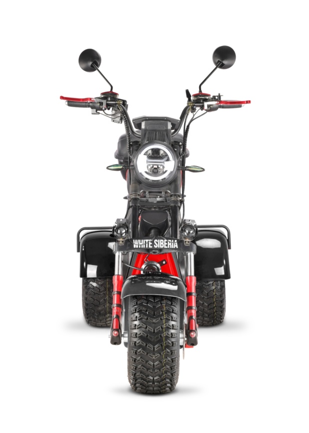 Электротрицикл WHITE SIBERIA IKRA 5000W BLACK фото 5