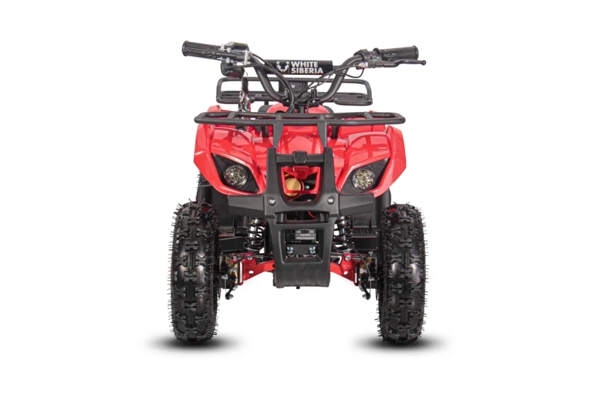 Детский электроквадроцикл WHITE SIBERIA SNEG MINI RED фото 5