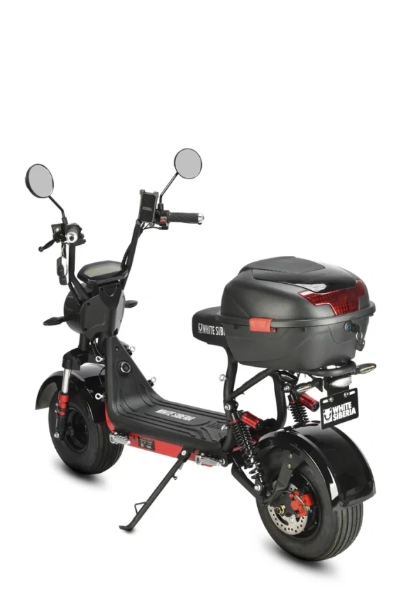 Электроскутер WHITE SIBERIA MINI R 3.0 BLACK 60V фото 4