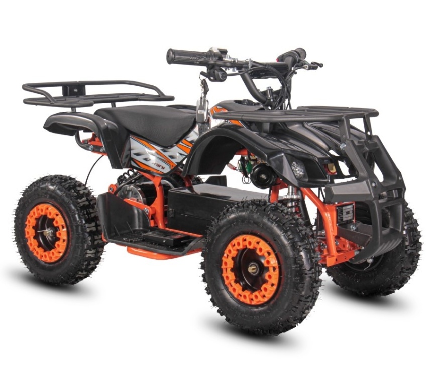Детский электроквадроцикл WHITE SIBERIA SNEG MINI  ORANGE фото 8