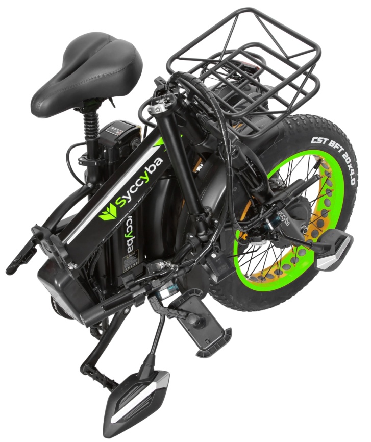 Электровелосипед SYCCYBA H1 DUAL GREEN фото 9