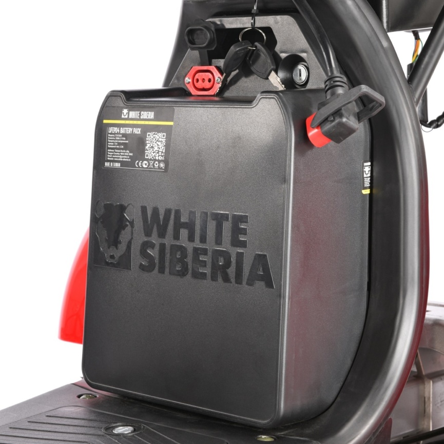 Электротрицикл WHITE SIBERIA IKRA 5000W Red фото 24