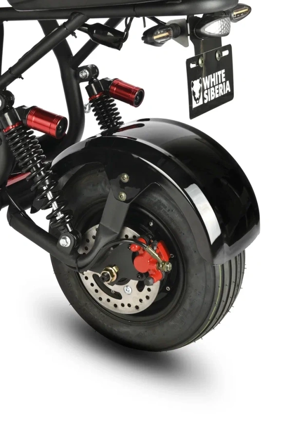 Электроскутер WHITE SIBERIA MINI R 3.0 BLACK 60V фото 12