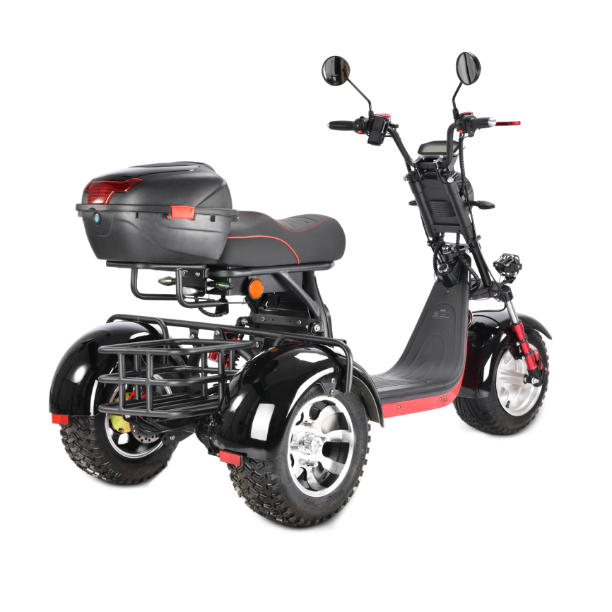 WHITE SIBERIA PRO TRIKE 3000W BLACK (колёса allroad) фото 4