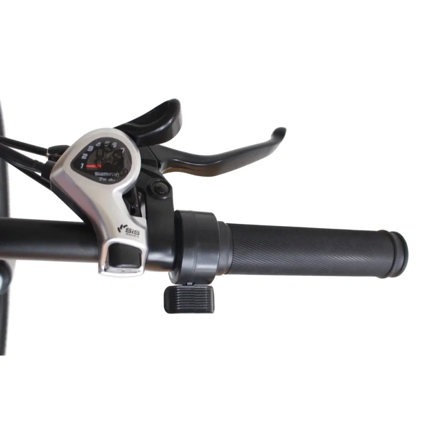 Электровелосипед WHITE SIBERIA CAMRY X Black Edition 500W фото 14