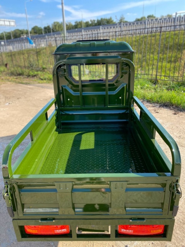 Трицикл грузовой GreenCamel Тендер D1500 (60V 1000W) кабина, понижающая фото 8