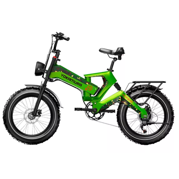 Электровелосипед Yokamura Apache Military Green фото 2