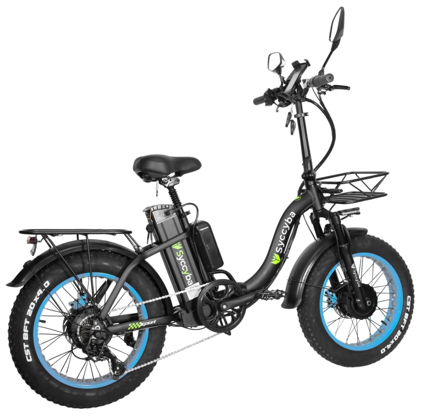 Электровелосипед SYCCYBA H2 DUAL BLUE фото 8