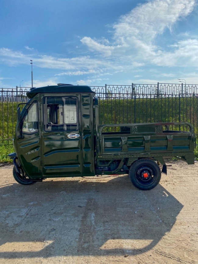 Трицикл грузовой GreenCamel Тендер D1500 (60V 1000W) кабина, понижающая фото 3