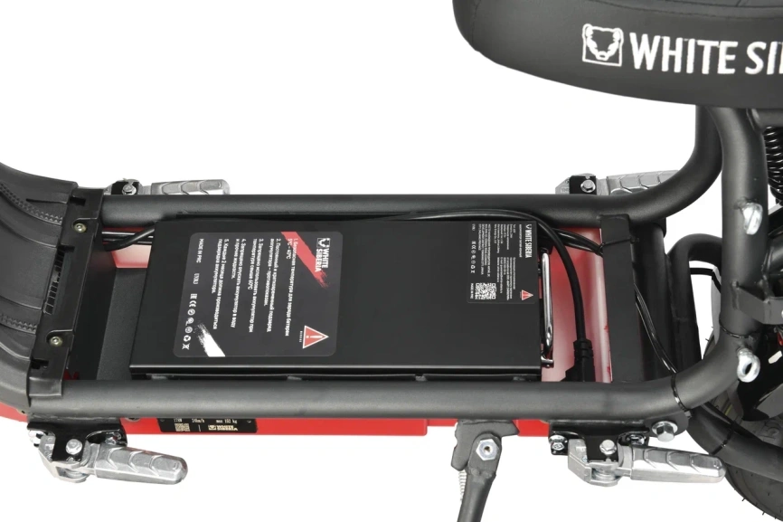 Электроскутер WHITE SIBERIA MINI R 3.0 BLACK 60V фото 10