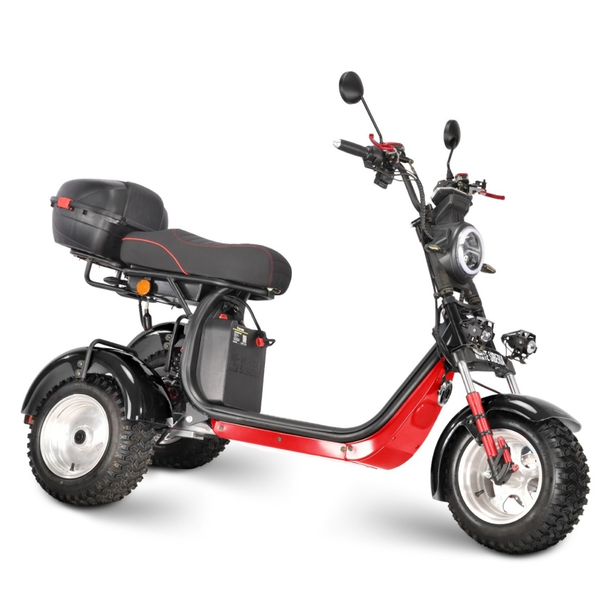 Электротрицикл WHITE SIBERIA IKRA 5000W BLACK фото 10