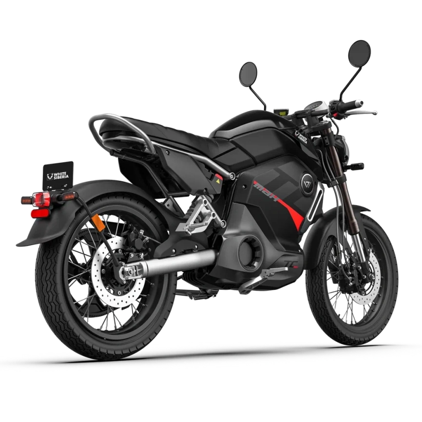Электромотоцикл WHITE SIBERIA SUPER SOCO TC MAX (Черно-Красный) фото 5